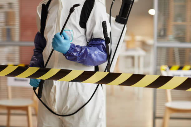 Professional Biohazard technician working in Goldsmith, IN